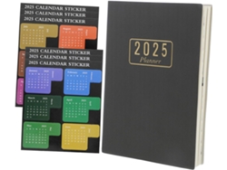 Cuaderno, Planificador Mensual 2025, Organizador Portátil, Organizador De Escritorio Escolar