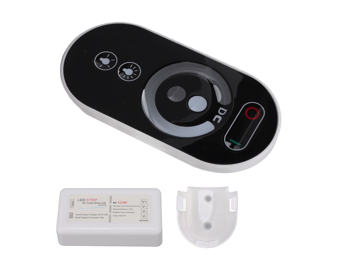 Controlador Remoto Led Rf Inalámbrico Táctil Inteligente Rgb Con Atenuador Para Tiras De Luz 18a