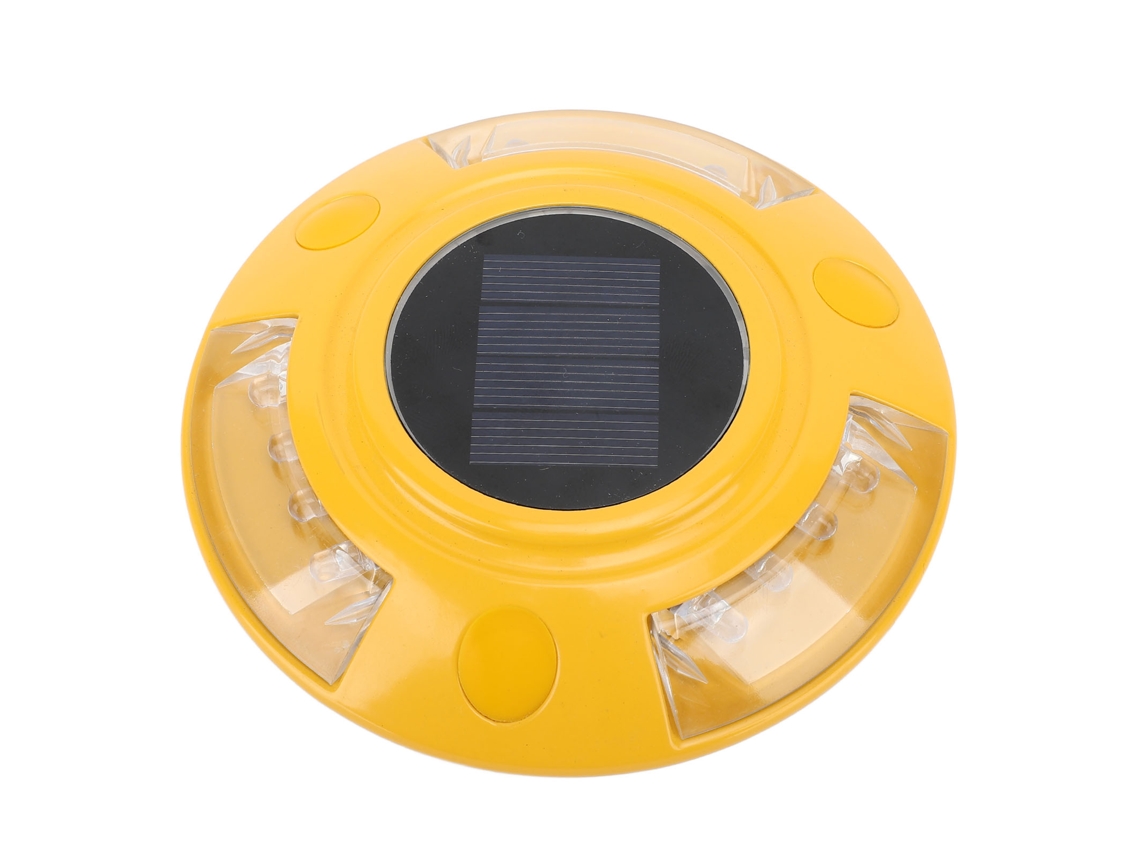 2026-luz Solar Para Muelle Y Carretera Ip68 Impermeable Marca Calzada Luces De Advertencia Automatizadas Blanca