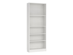 Estantería Wellhome Turia con 4 estantes, 79 x 26 x 203 cm, color blanco