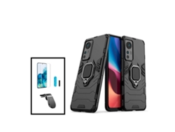 Nano Curvado Kit De Película De Vidrio UV Cubierta 3X1 Defensor Militar Soporte Magnético L Coche De Conducción Segura Para Xiaomi 12 - Negro PHONECARE