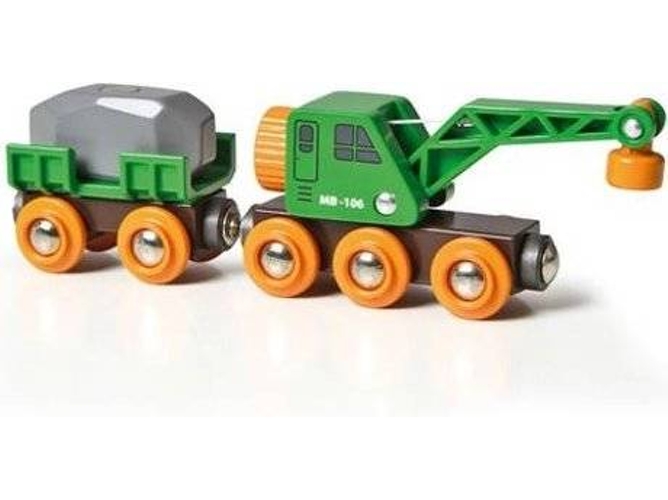 Pieza para Pista Ferroviaria BRIO 33698 (Negro - 15.1x3.4x5cm - Edad Mínima: 3)