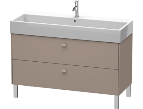 Mueble de aseo DURAVIT Brioso de 118,4 x 45,9 cm 2 extraíbles con sifón y delantal para lavabo Vero Air 235012