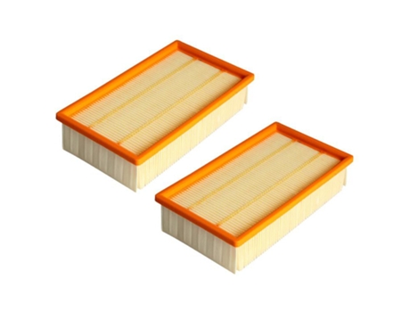 Filtro plano de 2 piezas para aspiradora Karcher Nt25/1,Nt35/1,Nt45/1,Nt55/1,Nt361 Eco