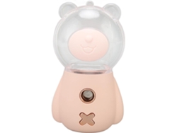 Rostro Rosa, 300 Ml, Depósito De Agua Visible, Carga Usb, Abs, Pc, Silicona, Difusor De Niebla
