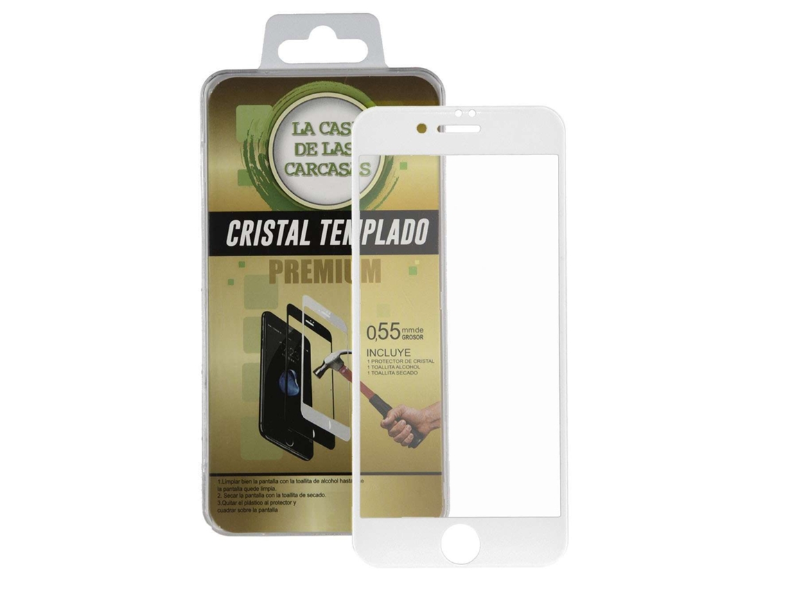 Cristal Templado Completo Blanco Para Iphone 7 Plus