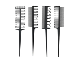 Set De Peines Profesionales Para Peluquería Tinte Coloración Mechones Herramienta De Salón Barbería