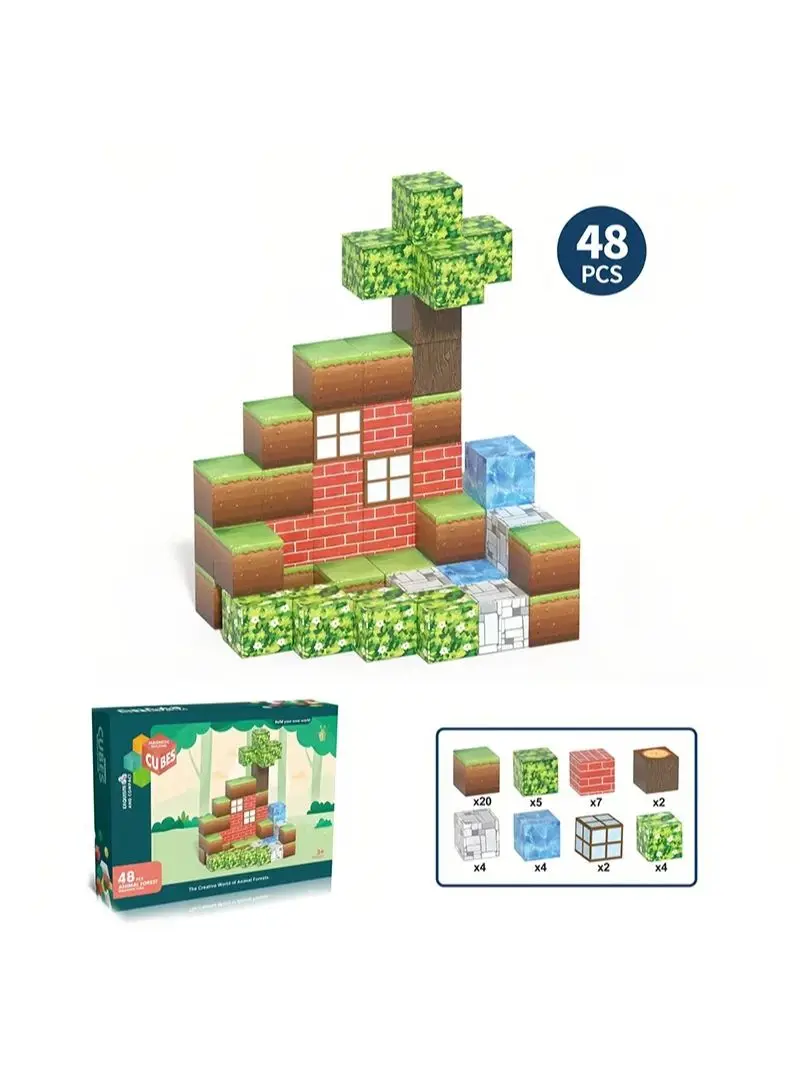 Blocos de Construção Magnéticos, Brinquedos Educativos para Crianças, Presentes Educativos Stem MDUG