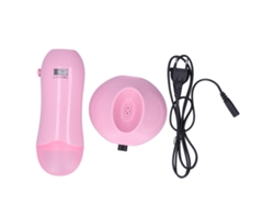 Calentador De Cera Depilatoria Portátil Epilador Máquina De Depilación Cera Rosa