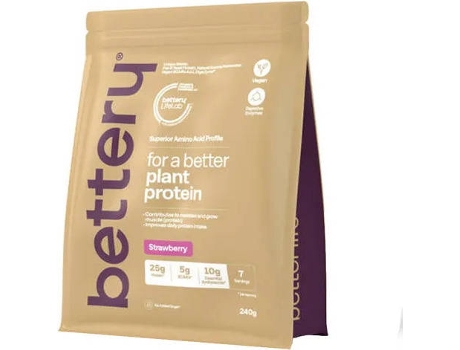 Proteína Vegetal BETTERY Vainilla Polvo Soluble (240 gr)