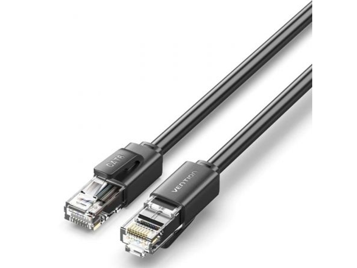 Cable de Red Rj45 Utp VENTION Ibrbd Cat.6/ 50Cm/ Negro