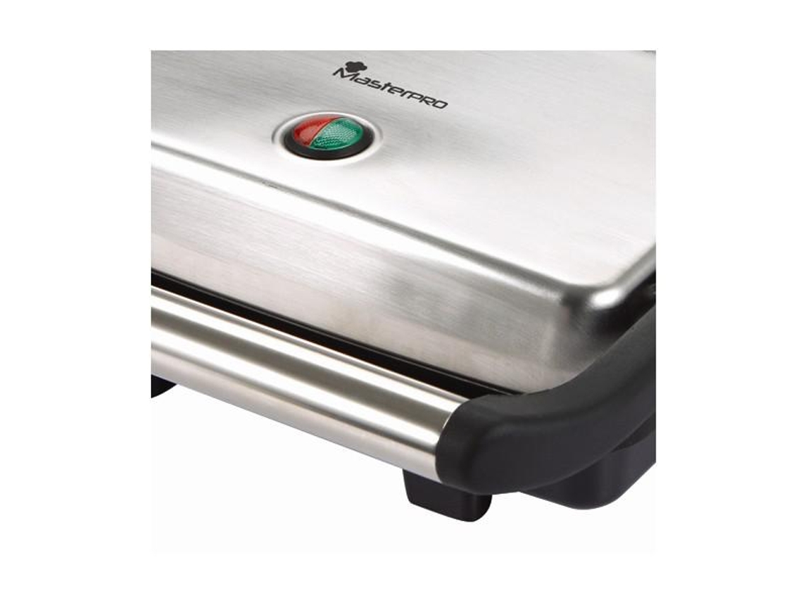 Parrilla Masterpro 2000W Plata Contacto