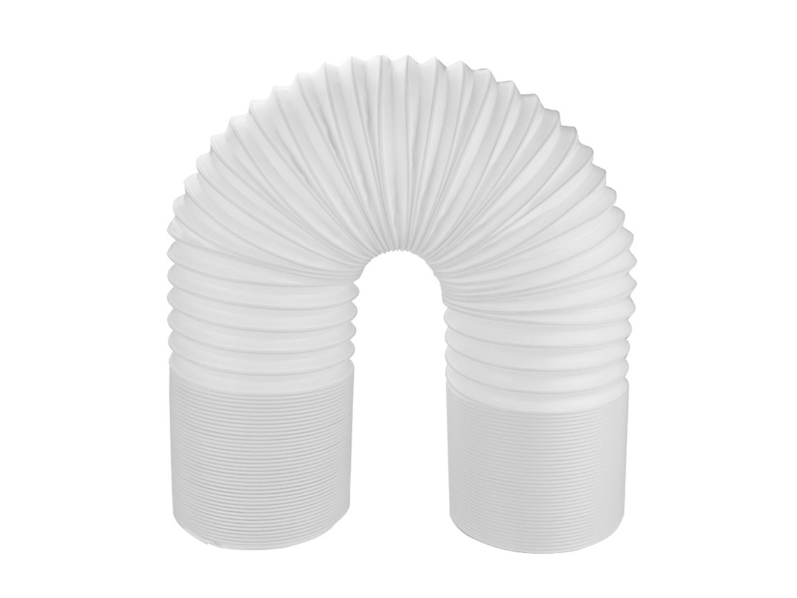 Manguera de escape de aire acondicionado PP de acero de 3 m y 150 mm de diámetro, giro en sentido antihorario.