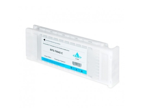 Cartucho de Tinta Compatible EPSON T6942 - T6922 - T6932 Ciano Tinta Pigmentada (C13T694200 - (C13T692200 - (C13T693200)
