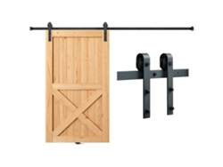 Juego de herrajes para puerta corredera de madera de 244 cm Tekmaquinas