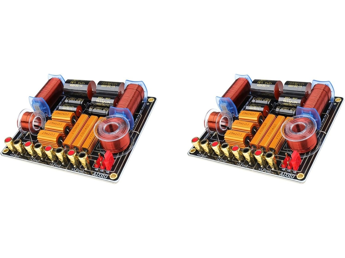 2 Altavoces Profesionales De Tres Vías De 450 W, Divisor De Alta Potencia, 750 Hz, 5000