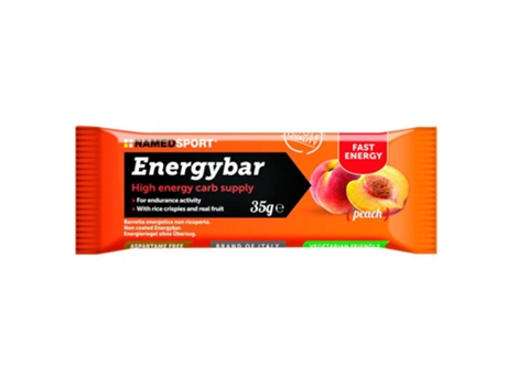 Barrita Energética NAMEDSPORT Energybar Fruit Peach (35g)