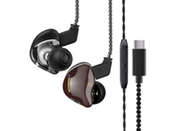 Auriculares Intrauditivos Con Controlador Dinámico Único Cableados De Inmersión Hi-fi