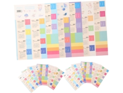 Juego de 12 separadores aleatorios para organizar notas y cuadernos.