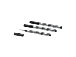 Paquete de 3 recambios para rollerball Montblanc Mystery Black pequeño (m)