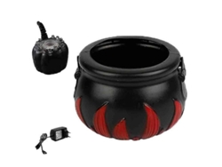 Máquina De Humo Decorativa De Halloween Con Luz Led Que Cambia De Color, 2 Unidades