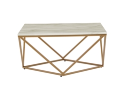 Mesa auxiliar BELIANI Malibu de MDF Beige 80x80x41