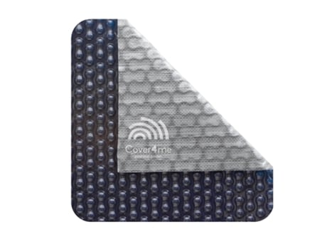 Cobertor Térmico COVER4ME Gris/Negro Doble Burbuja GeoBubble 800 Micras Reforzado Ancho 3,00m x Largo 11,00m sin Ribete