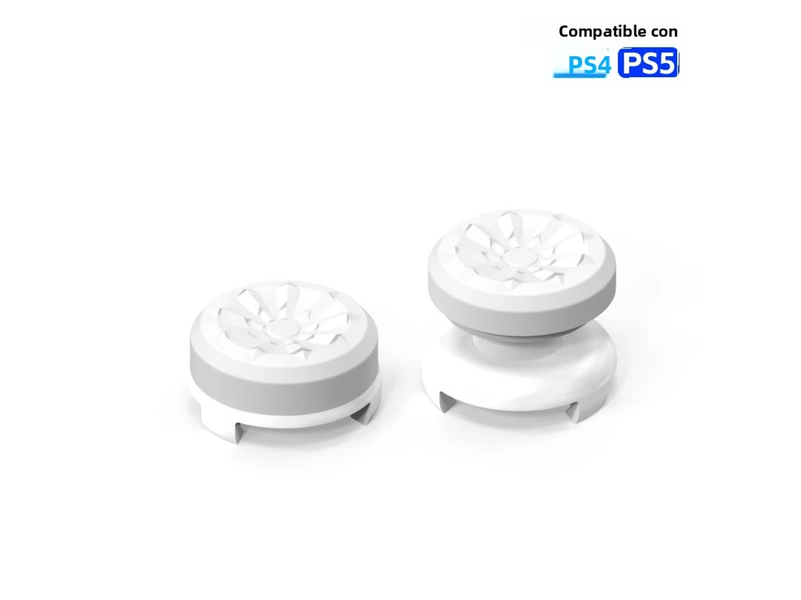 (Paquete de 2) Fundas de alto rendimiento para joysticks de PS4/PS5: dos alturas de fundas antideslizantes para joysticks que mejoran el control.