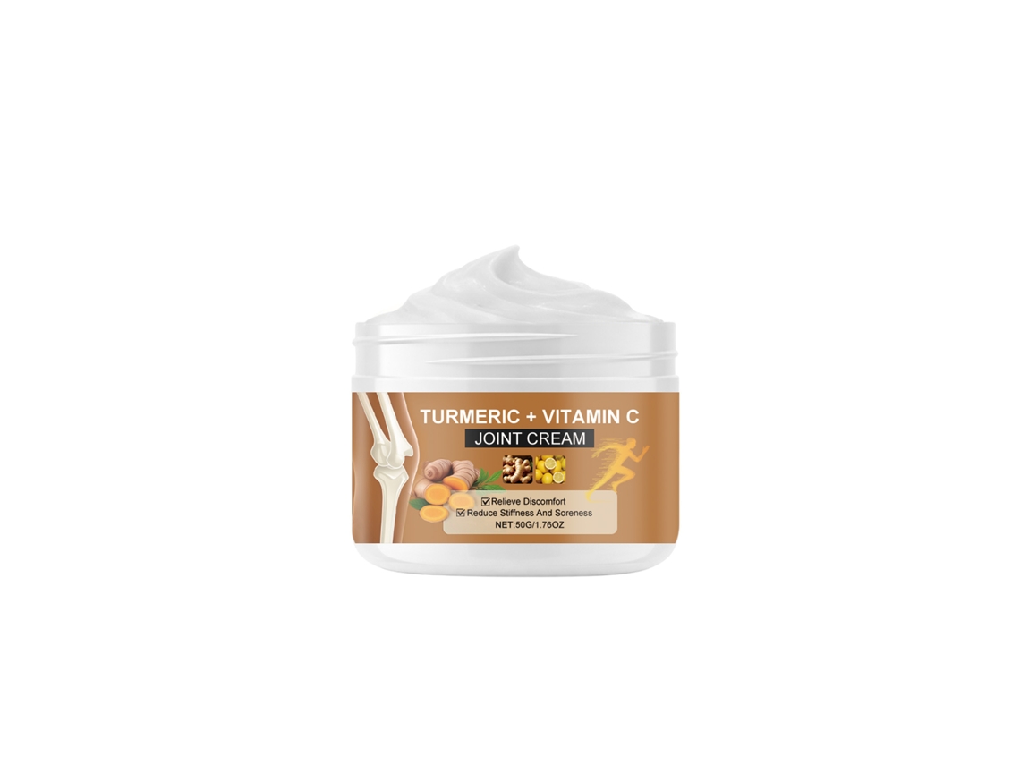 Crema de masaje para rodillas con hidratación y confort para la piel.