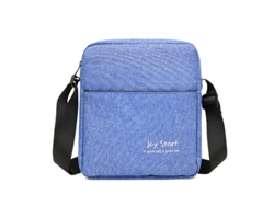 Bolso bandolera informal para hombre (azul), ligero e impermeable, fabricado en nailon.