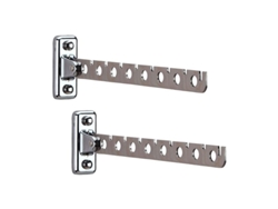 2026-linjou 2 Perchas Plegables De Acero Inoxidable Para Pared Con Brazo Giratorio (plata)