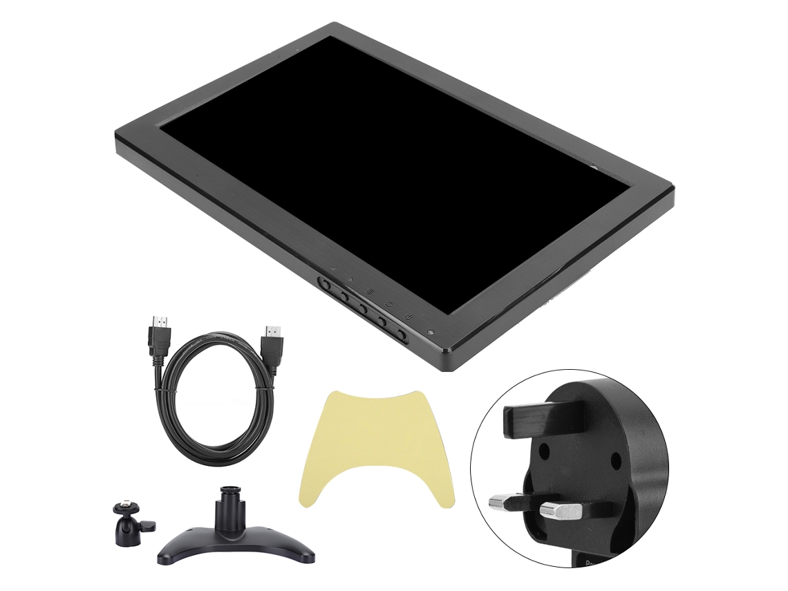 Monitor Lcd Tft De 11.6 Pulgadas 1366x768 Para Enchufe De Equipos De Control Industrial