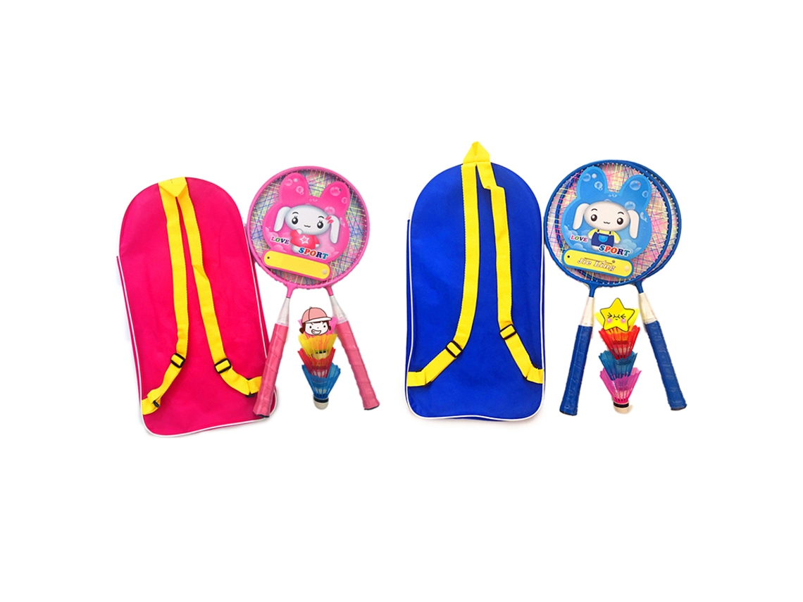 2026-set De Raquetas De Bádminton Para Niños De 3 A 12 Años Con 2 Raquetas, 3 Pelotas Y Bolsa Ejercicio Coordinación