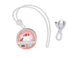 Ventilador Colgante Mini Sin Aspas Recargable 3 Velocidades Para Viaje Camping Gatito