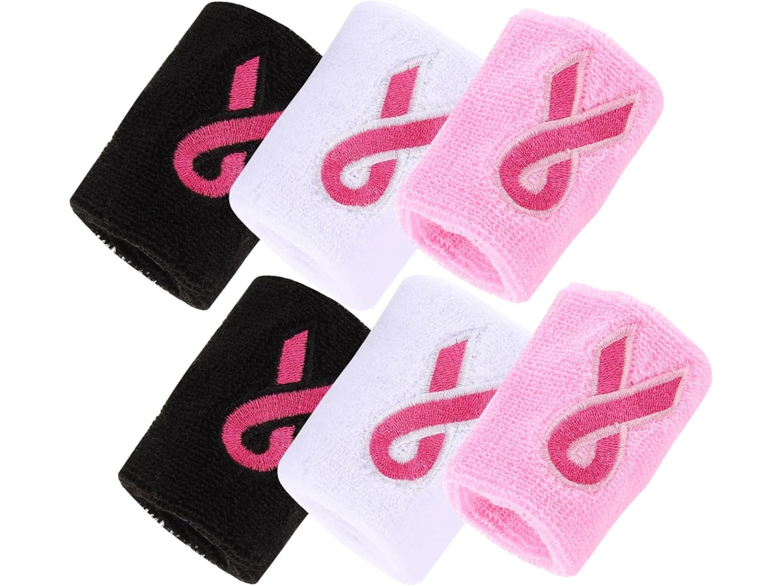 3 pares de muñequeras deportivas elásticas