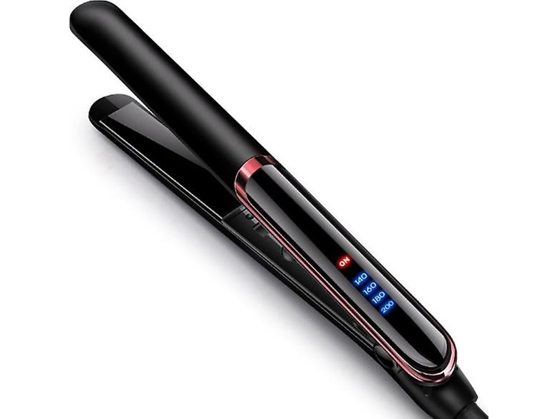 Planchas de pelo profesionales Yunzii con la mejor temperatura de peinado - Negras