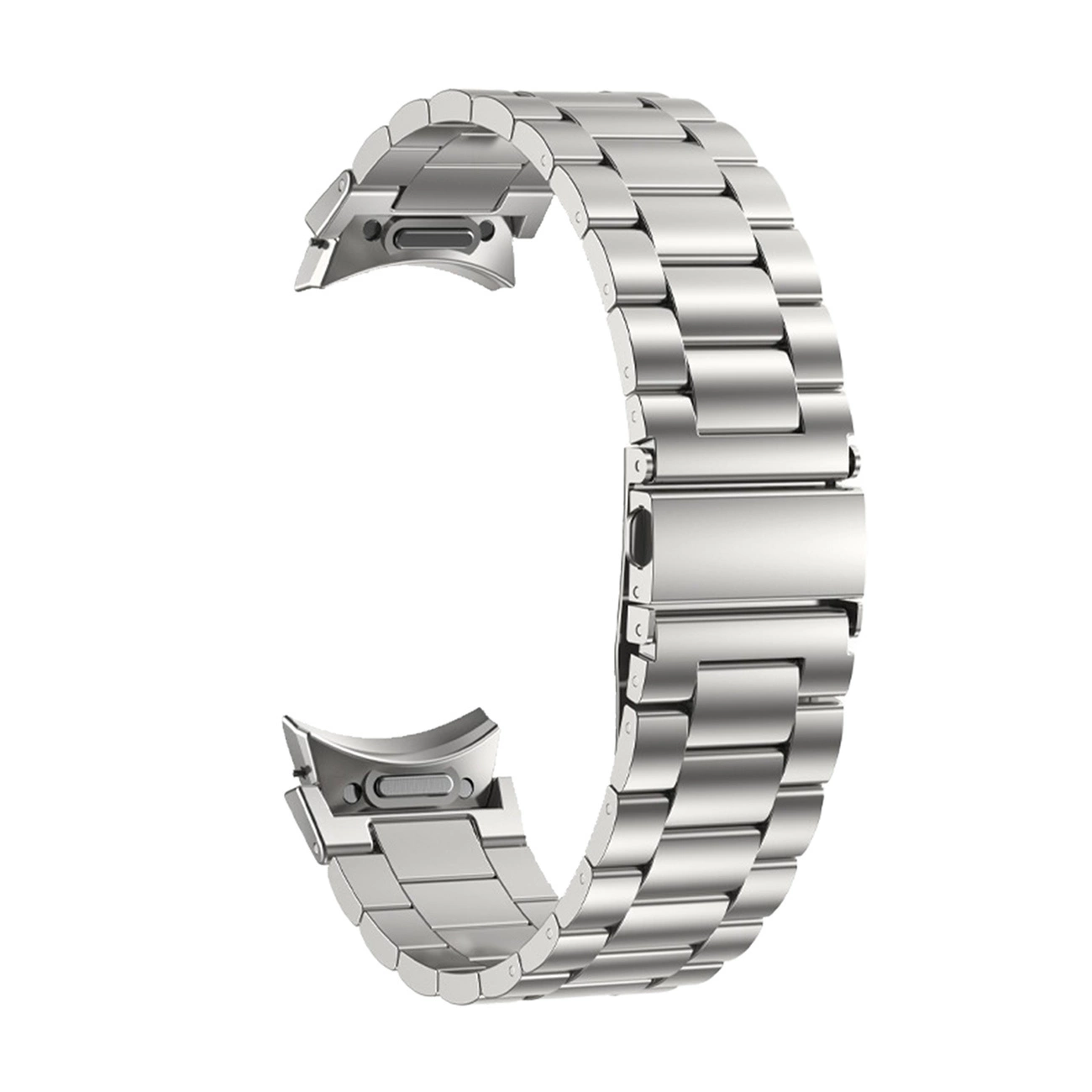 Correa de acero inoxidable puro para Samsung Galaxy Watch 4, 5, 6 Classic y 4 Pro