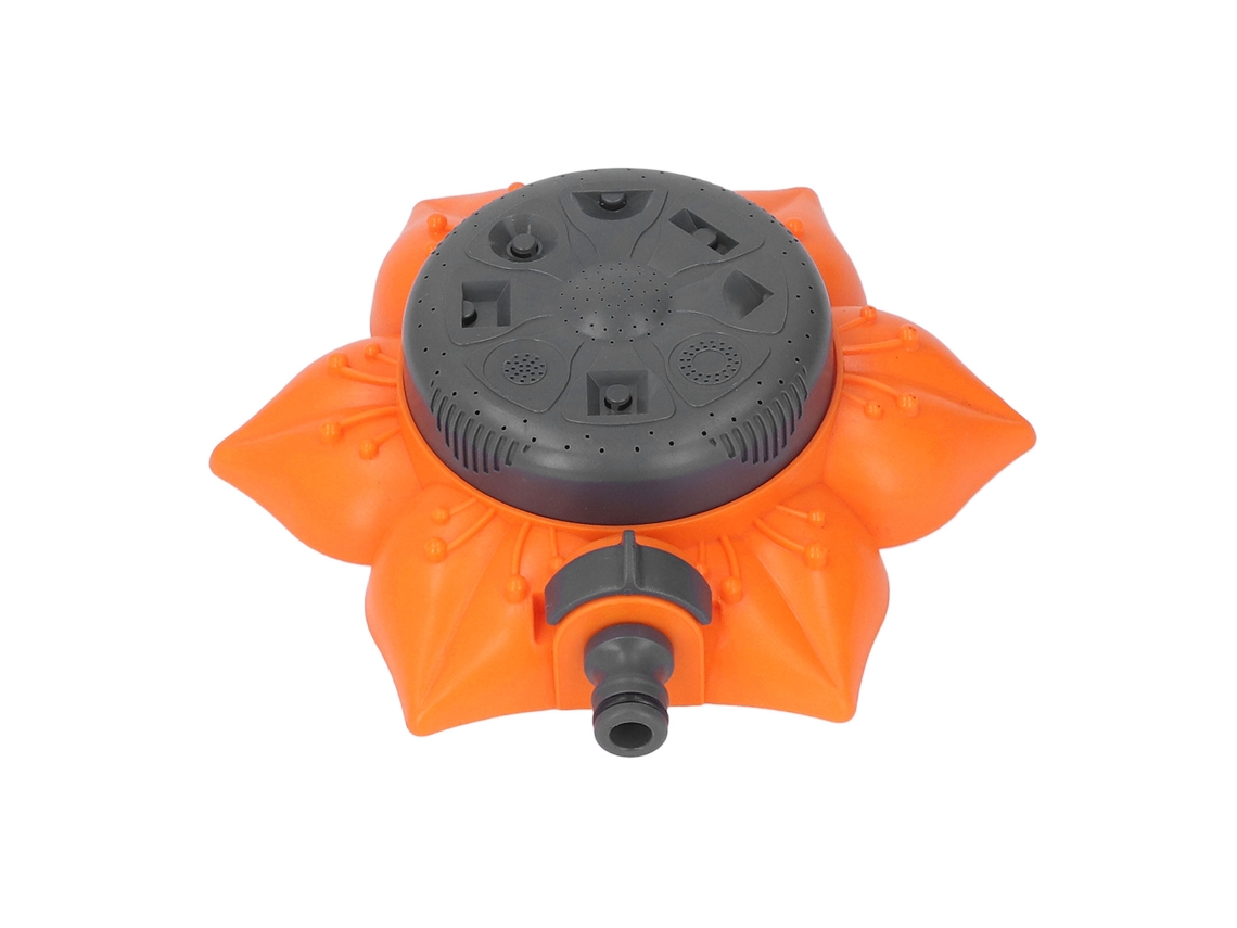 Aspersor automático de jardín de ABS de 360 grados para riego.