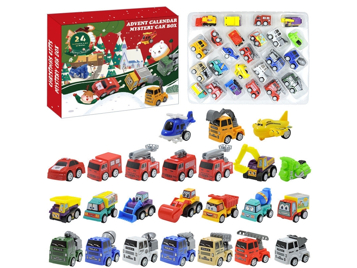 Juego De 24 Cajas Con Calendario De Cuenta Atrás Navideño Para Niños*