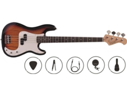 Pack Bajo Elétrico OQAN QBE-PB35 SB (21 Trastes - Cuerpo: Madera de Tilo )