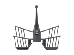 Varilla Mezcladora De Mariposa Abs Con Raspador Para Thermomix Tm31 Tm5 Tm6 (accesorio Para Zumos)