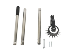 Cortabordes Manual Rotativo Con Una Sola Rueda, Acero Inoxidable Con Manganeso, Para Paisajismo De Jardines, 135 Cm.