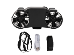 Ventilador portátil de cintura, 4 velocidades, 20000 mAh, recargable por USB.