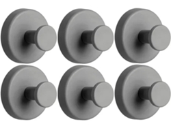 Topbathy Gancho De Pared Color Gris Para Ducha, Fácil Instalación