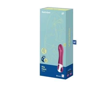 Estimulador SATISFYER Big Heat Vibrador Efecto Calor Con App 1 Unidad
