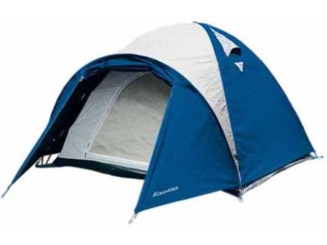 Tienda de Campaña FERRINO Ibiza (3 Personas - Blanco y Azul)