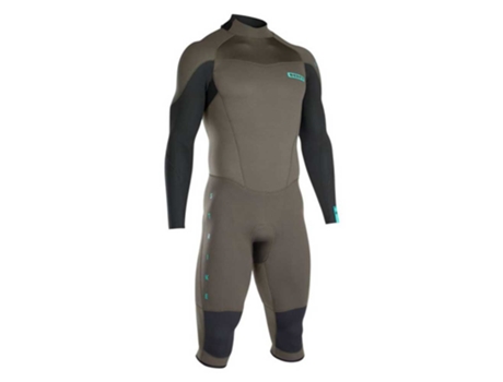 Fato Curto Neoprene Manga Comprida Back Zip Strike Element Overknee Dl 4/3 Mm Verde Xsion