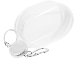 Mochila transparente con puerto USB para portátil y correa para almacenamiento externo. Gokoco