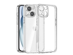 Carcasa Transparente Armour Antichoque Con Bordes Reforzados Y Protección De Cámaras Para Iphone 15 Plus