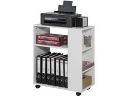 Mesa Lateral SOBUY FBT68-W (MDF - 60x75x35 cm)